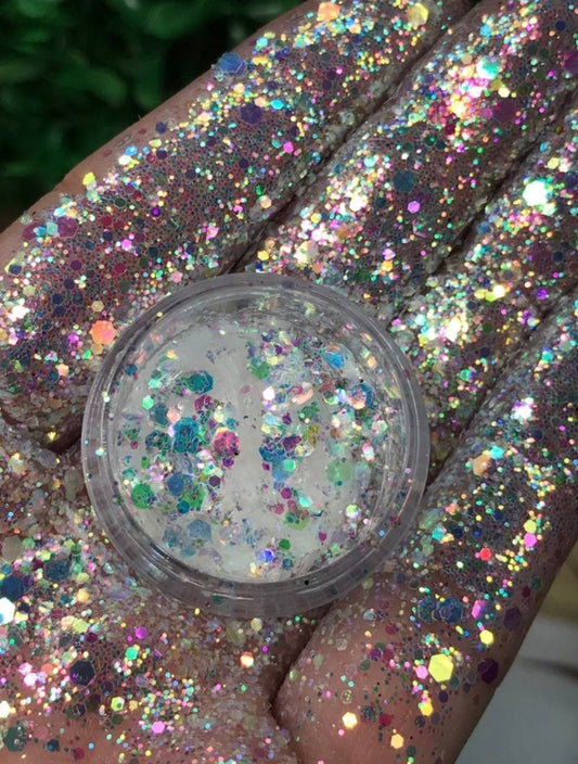 Glitter Rainbow Use Glow
