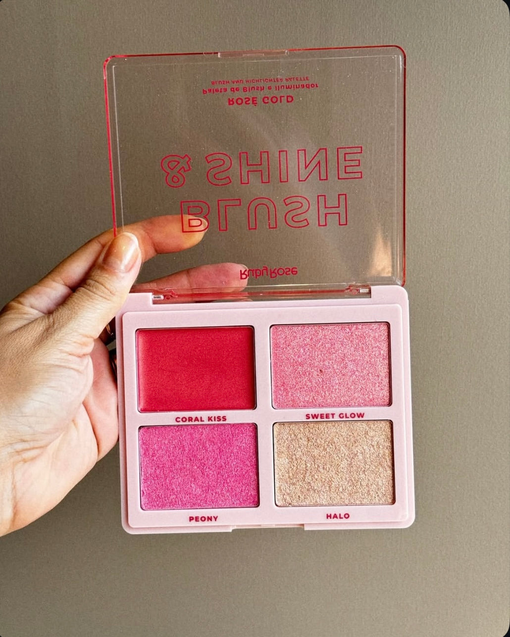 Paleta Blush&Shine Ruby Rose