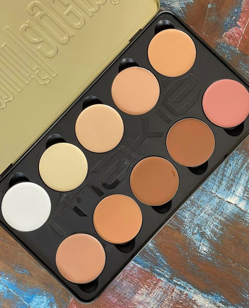 Paleta de correctores camuflage Makiê | Tonos claros y medios no