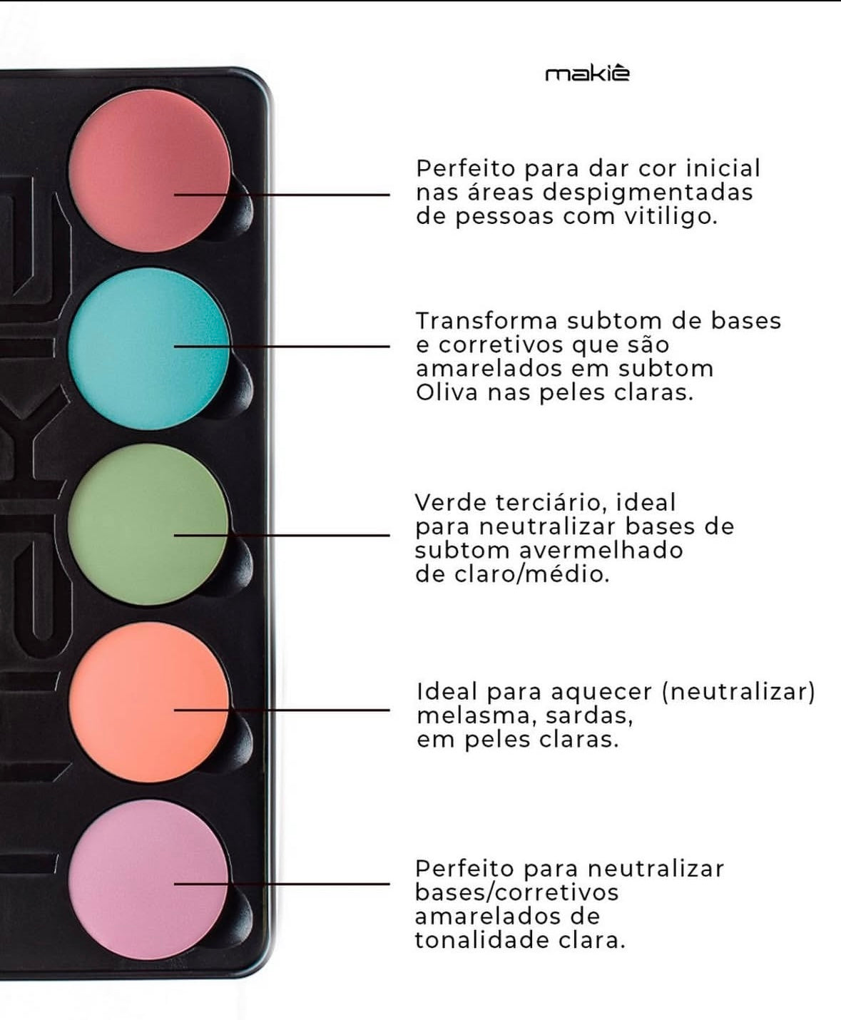 Paleta Mapa das Cores Makiê