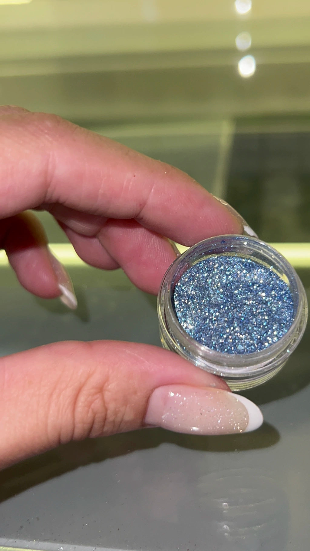 Glitter/Pigmento Safira | Colección Piedras Preciosas Use Glow