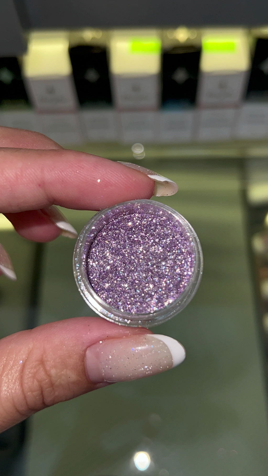 Glitter/Pigmento Ametista | Colección Piedras Preciosas Use Glow