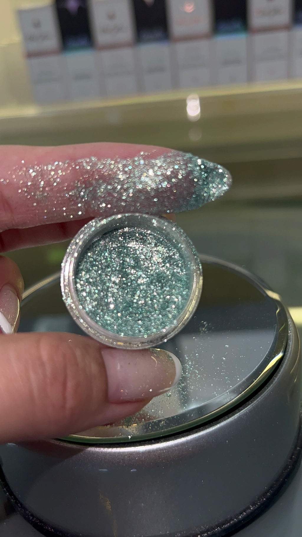 Glitter/Pigmento Esmeralda | Colección Piedras Preciosas Use Glow