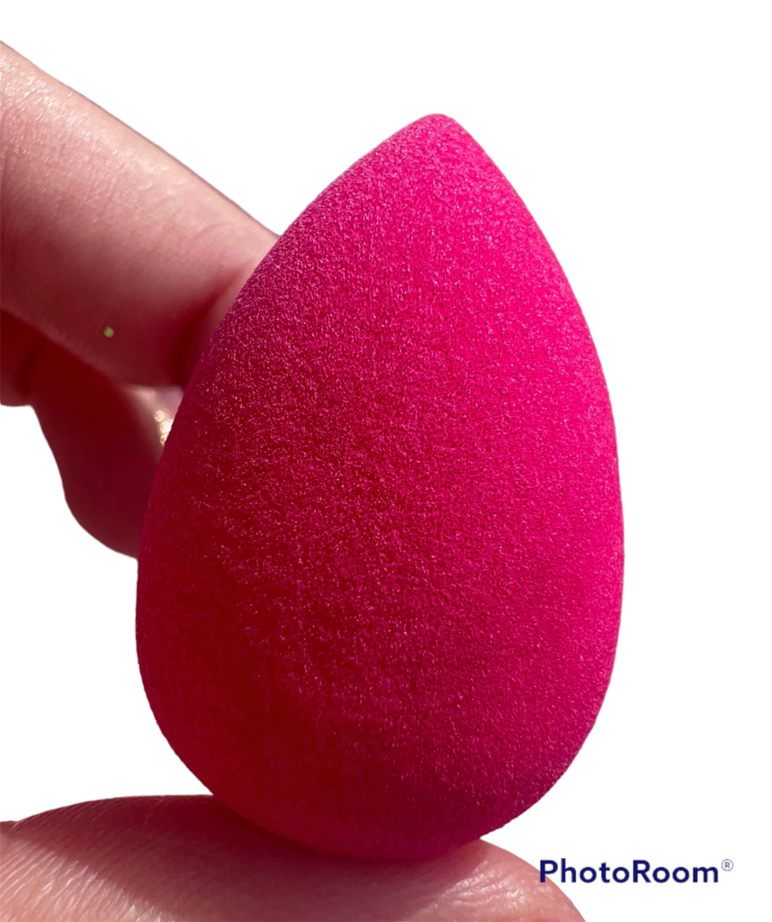 Mini esponja rosada