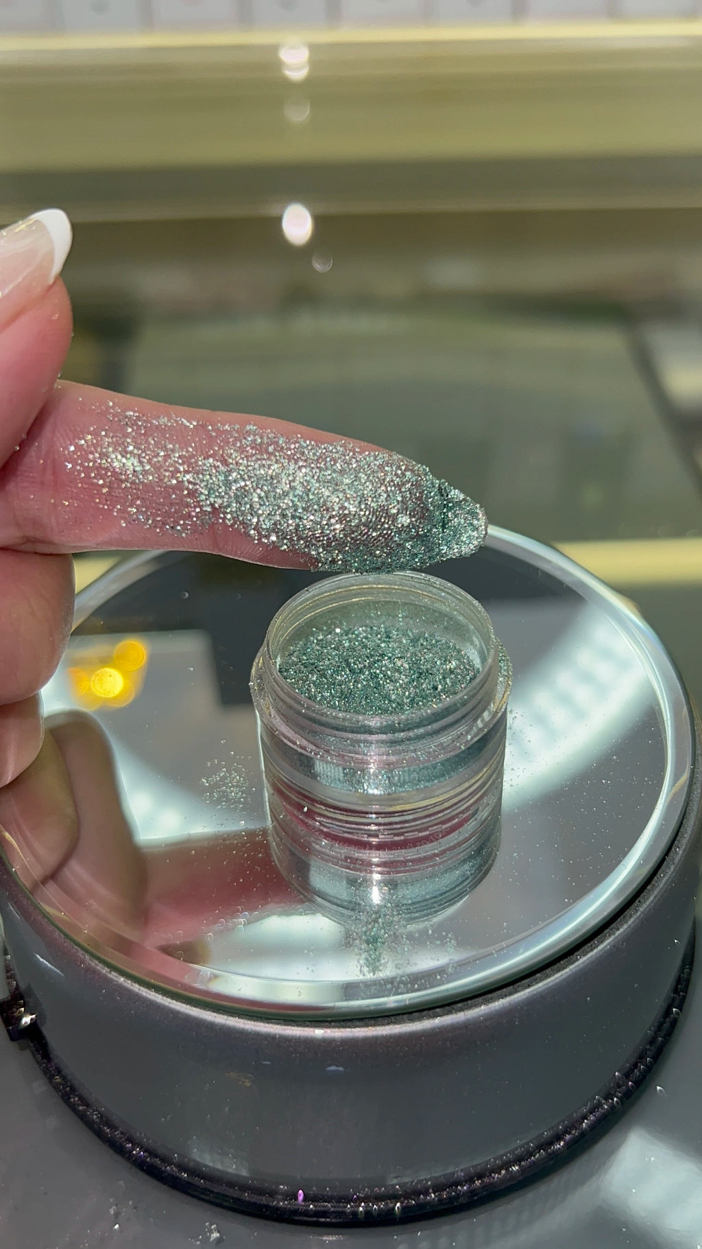 Glitter/Pigmento Esmeralda | Colección Piedras Preciosas Use Glow