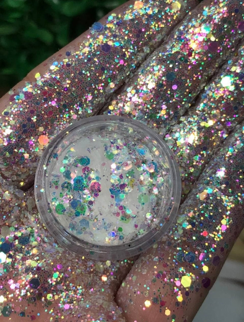 Glitter Rainbow Use Glow