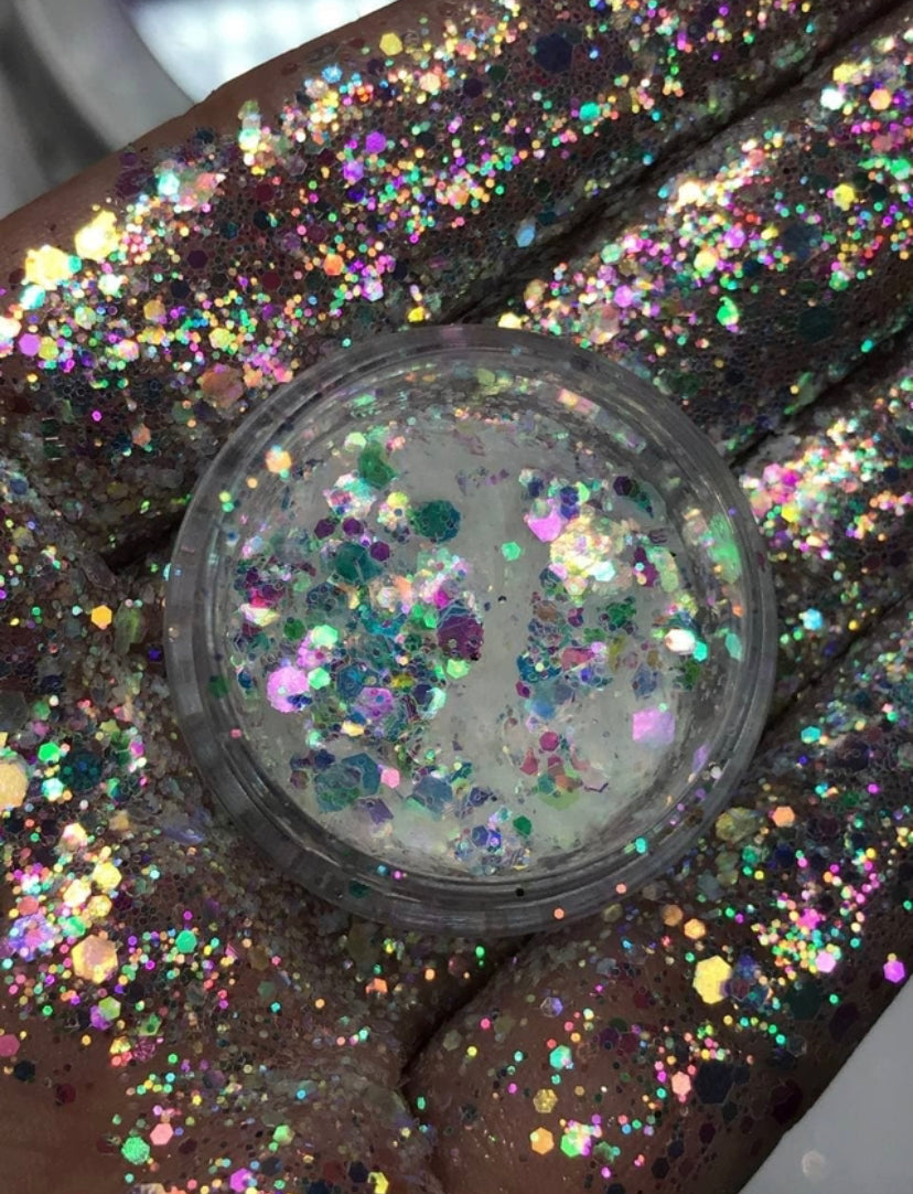 Glitter Rainbow Use Glow