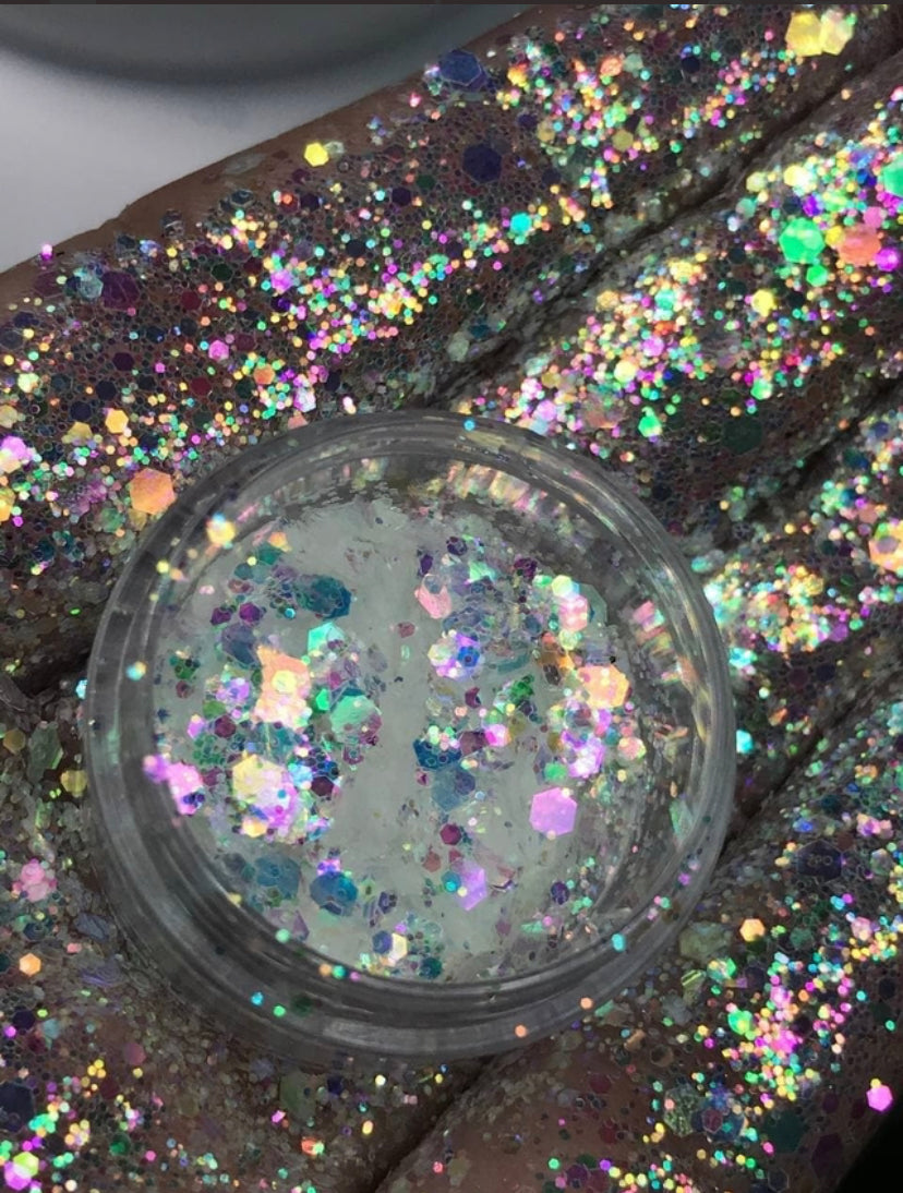 Glitter Rainbow Use Glow